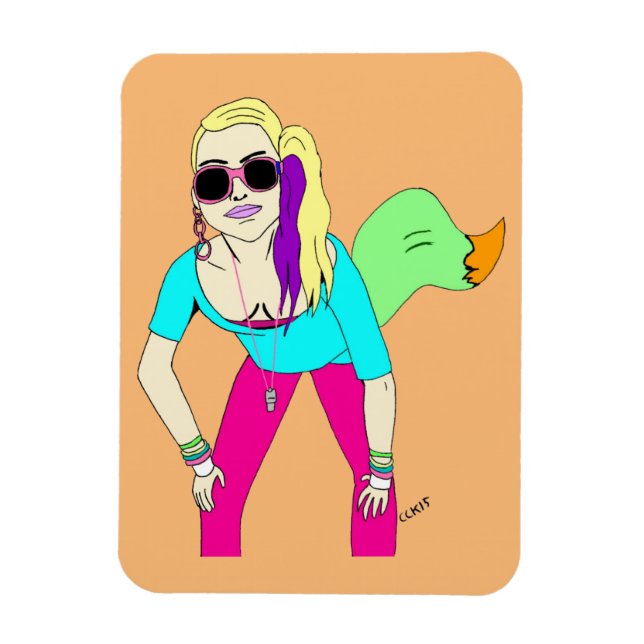 Ímã Rapariga das 80 (Vertical)