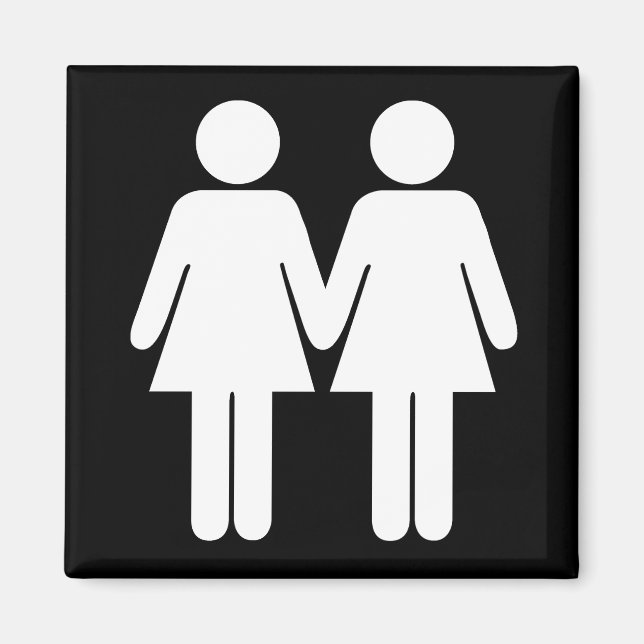 Imã Rapariga + Magneto Negro (Frente)