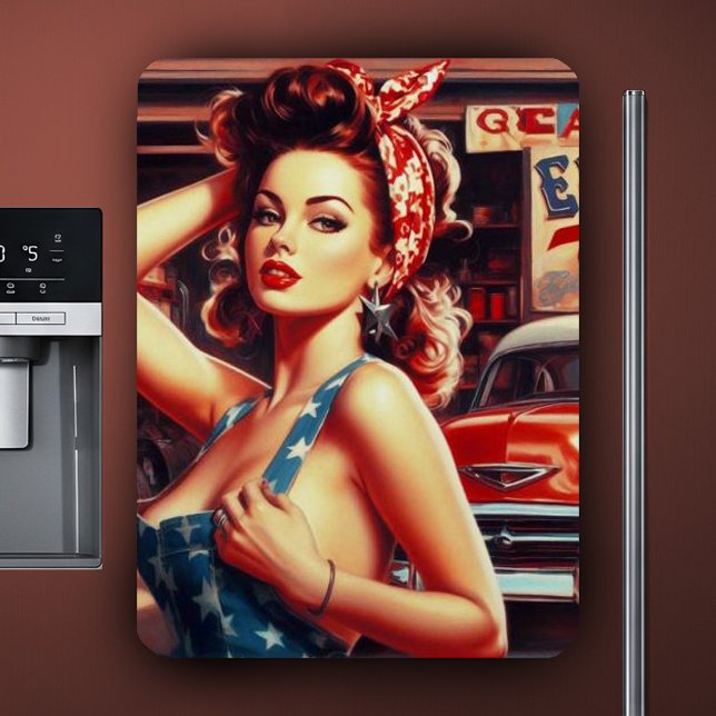 Ímã Rapariga Mecânica Retroativa (Criador carregado)