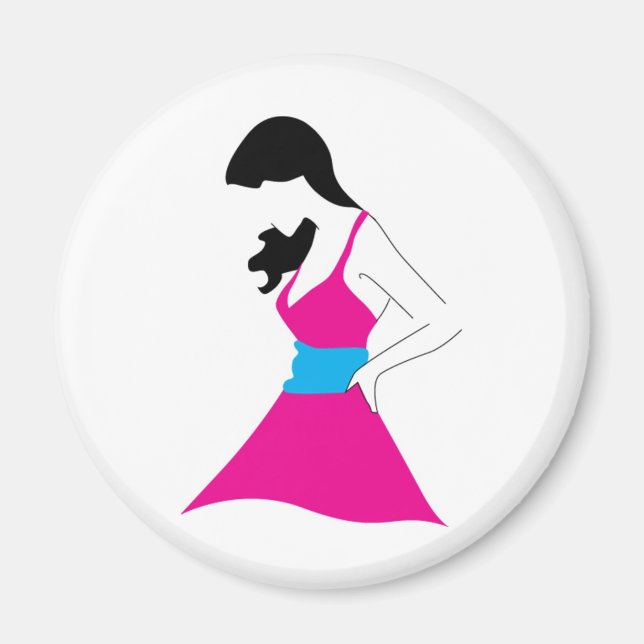 Imã Rapariga No Sundress (Frente)