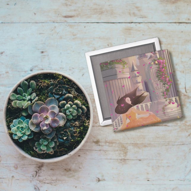 Imã Rapariga pelo Castelo Magnet (Criador carregado)