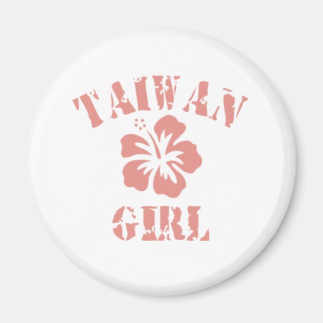 Imã Rapariga Rosa de Taiwan (Frente)