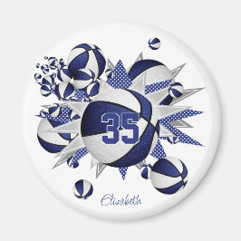 Imã raparigas com cesto azul estrelas comprar 1 ou com