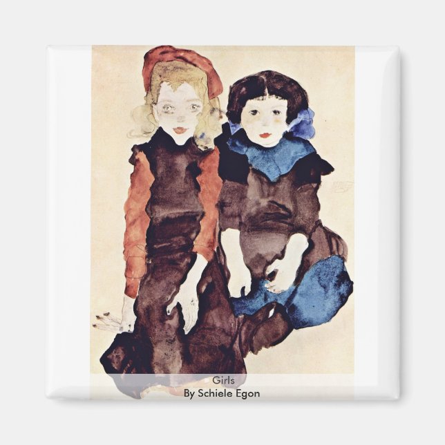 Imã Raparigas Por Schiele Egon (Frente)