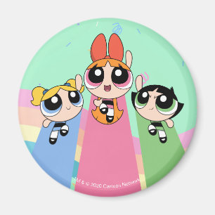 Imã Raparigas Powerpuff Voam Alto