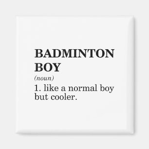 Imã Rapaz de Badminton Definição de Substantivo Peteca