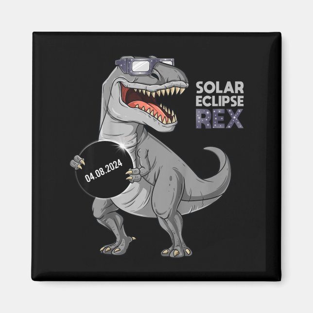 Imã Rapazes Engraçados Eclipse Solar Rex 04 08 (Frente)