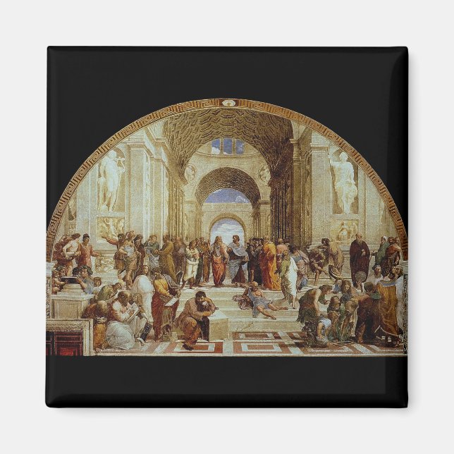 Imã Raphael's "The School of Athens" (cerca de 1511) (Frente)