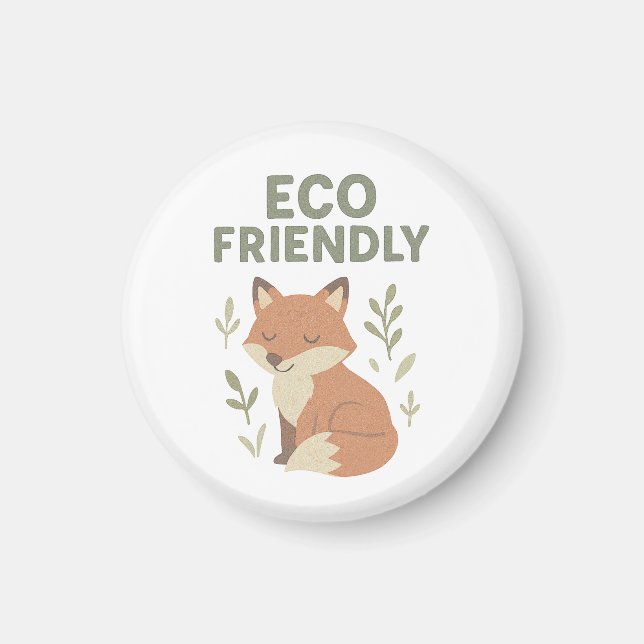 Imã Raposa Ecológica (Frente)
