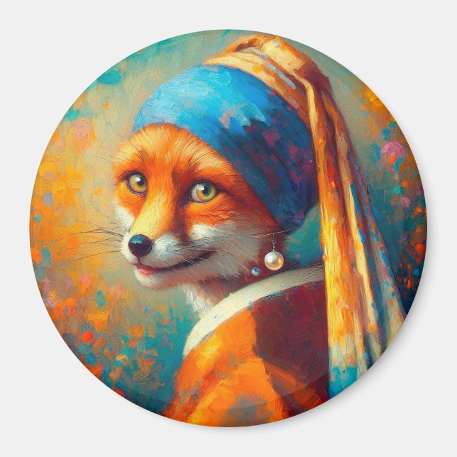 Imã Raposa engraçada (Frente)