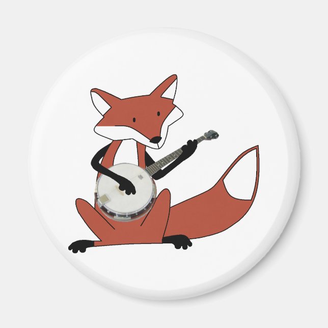Imã Raposa Jogando Banjo (Frente)