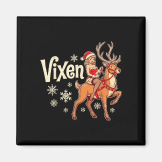 Imã Raposa renas do Natal pin up garota vintage Papai 