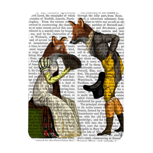 Ímã Raposas (Vertical)