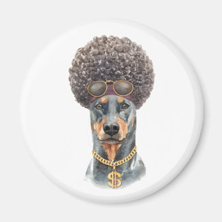 Imã Rapper Doberman Cóteo