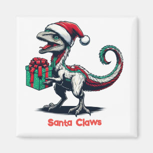 Imã Raptor de chapéu de Natal