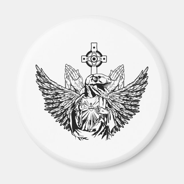 Imã Raptor Jesus te ama (Frente)