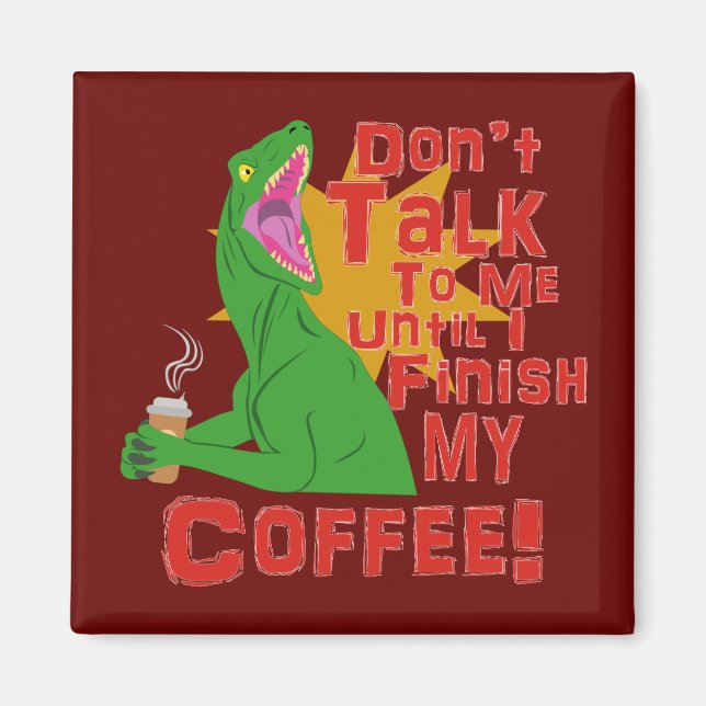 Imã Raptores e café (Frente)