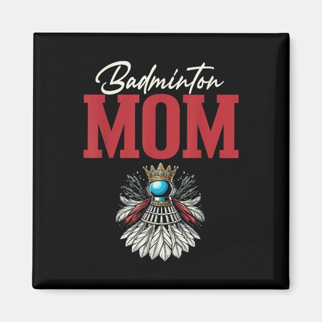 Imã Raquete de Peteca da Mãe Badminton (Frente)