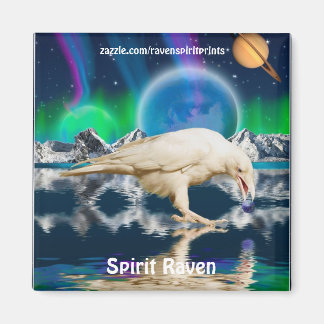 Imã Rare Spirit Raven Fantasy Art Magnets