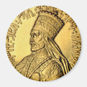 Imã Rasta Sua Imperial Majestade Selassie I Magnet