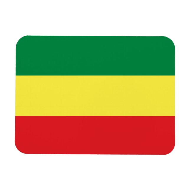 Ímã Rastafara - Rastafari reggae íman - (Horizontal)