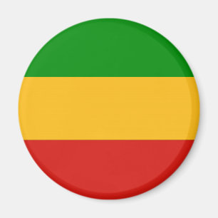 Imã RASTAFARI FLAG COLORS + suas ideias