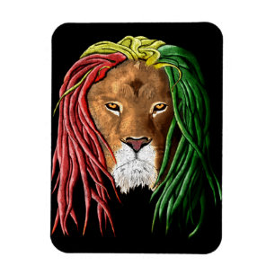 Ímã Rastafari Lion
