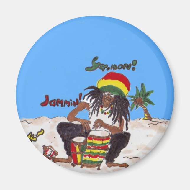 Imã rastaman magnet (Frente)