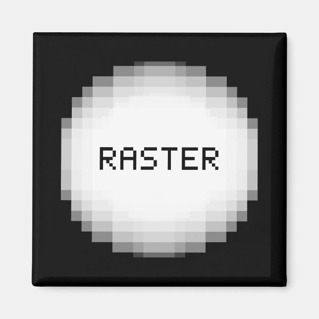 Imã raster (Frente)