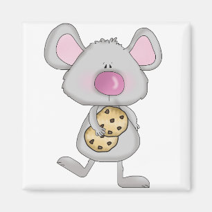 Imã Rato com camiseta e presentes dos biscoitos