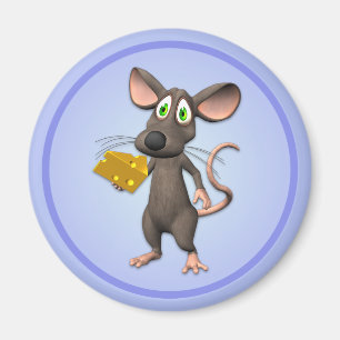 Imã Rato de Toon com ímã do queijo