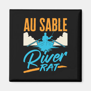 Imã Rato do Rio Au Sable Caiaque Canoagem Pesca Barco