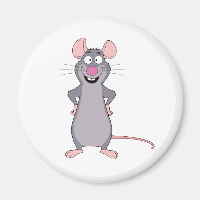 Imã rato engraçado (Frente)