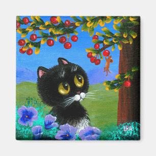 Imã Rato engraçado Creationarts do gato