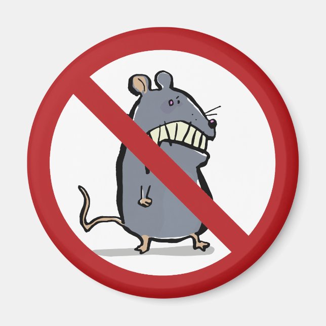 Imã rato louco: proibido! (Frente)