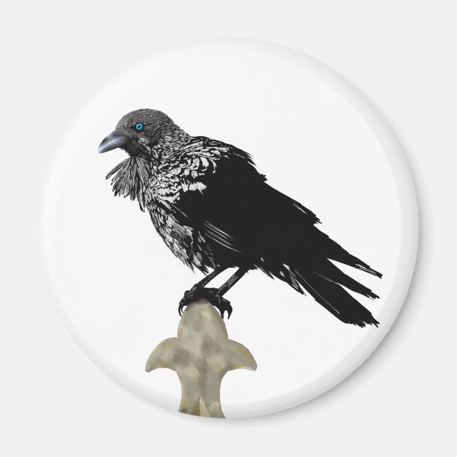 Imã Raven Incluso (Frente)