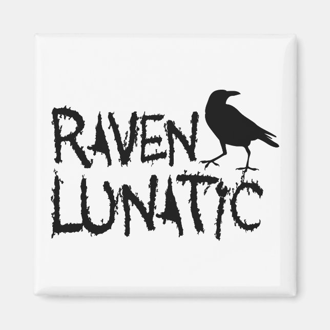Imã Raven Lunatic Black Crow (Frente)