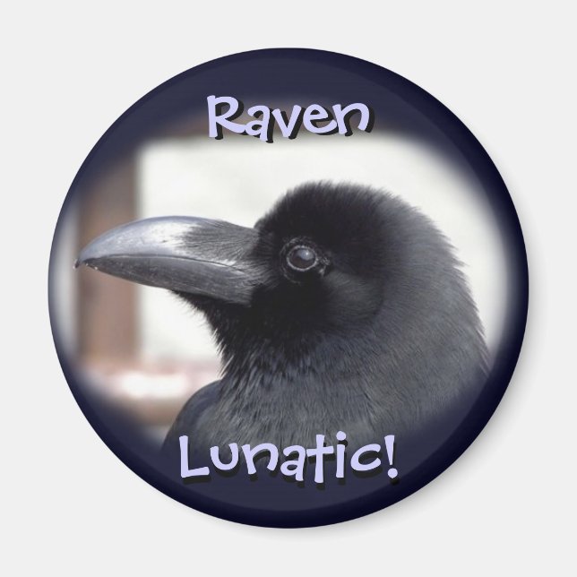 Imã Raven Lunatic! Íman (Frente)