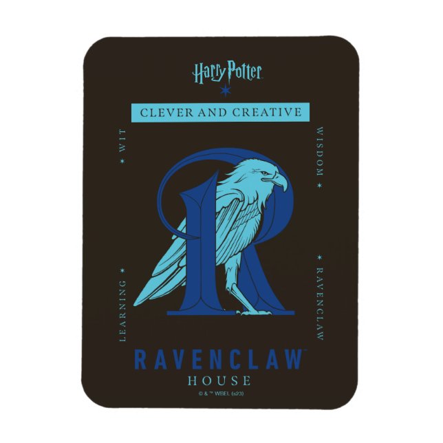 Ímã RAVENCLAW™ House Clever e Creative (Vertical)