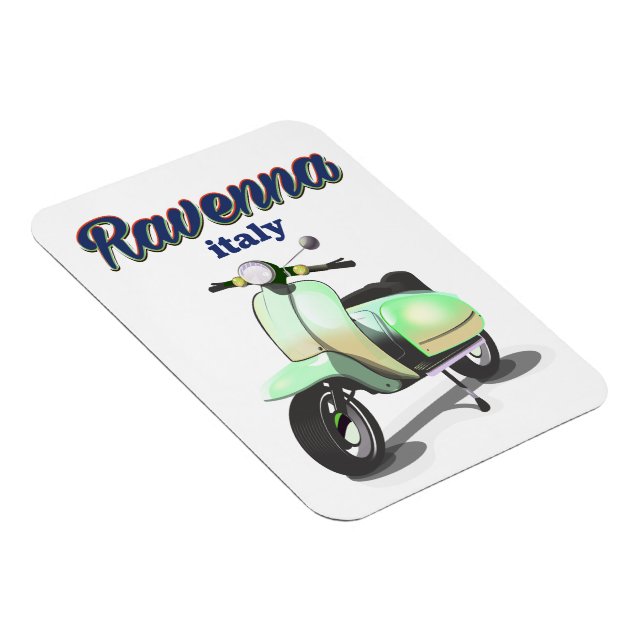 Ímã Ravenna Itália viagens vintage (Lado Direito)