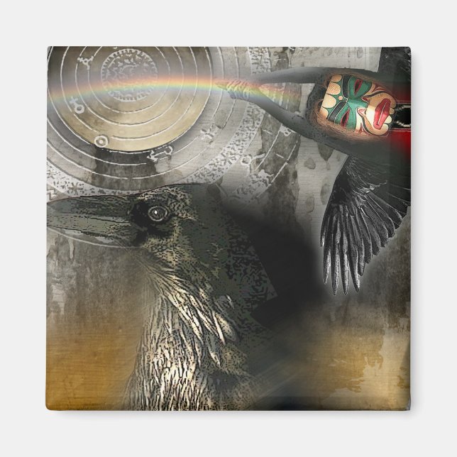 IMÃ RAVENS RAINBOW (Frente)