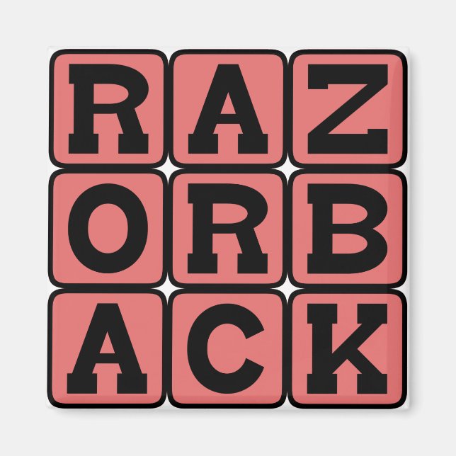 Imã Razorback, Javali (Frente)