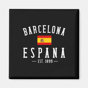 Imã Rcelona Espanha Espanha Est. Bandeira Mapa Souveni