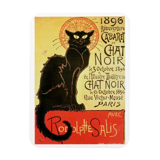 Ímã Reabertura do chat Noir Cabaret, 1896 (cor l (Vertical)