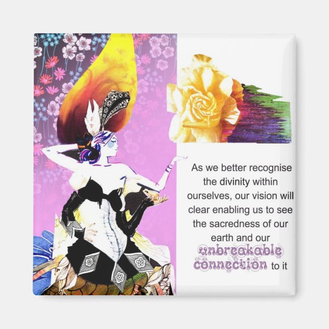 Imã Reação de Conexão Sustentável Rebecca Tedder (Frente)