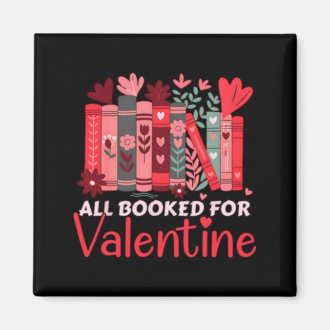 Imã Reading Teacher Valentines Day All Booked For Val  (Frente)