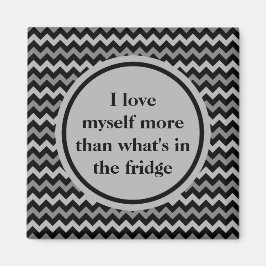 Imã Reafirmação positiva de perda de peso em preto e c