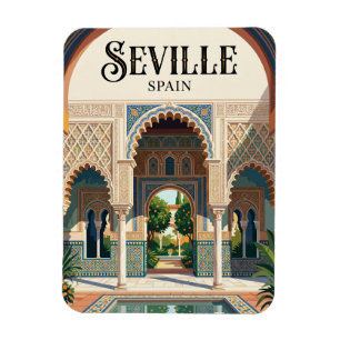 Ímã Real Alcázar de Sevilha Espanha