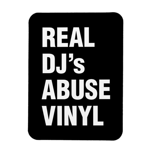 Ímã REAL DJ's ABUSE VINYL (Vertical)