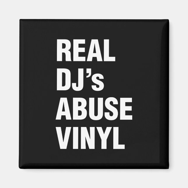 Imã REAL DJ's ABUSE VINYL (Frente)